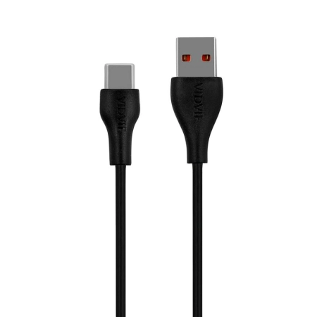 Ładowarka sieciowa USB-C PD 20W + 1xUSB QC 3.0 + kabel Typ C VIDVIE PLE248 czarny